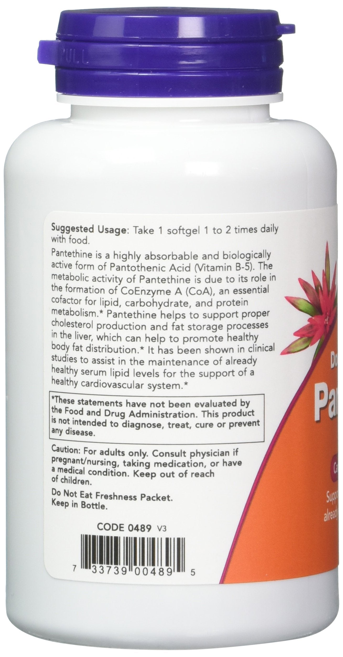 Pantethine 600 mg – 60 Softgels (Pack of 2) | Cardiovascular Health Support