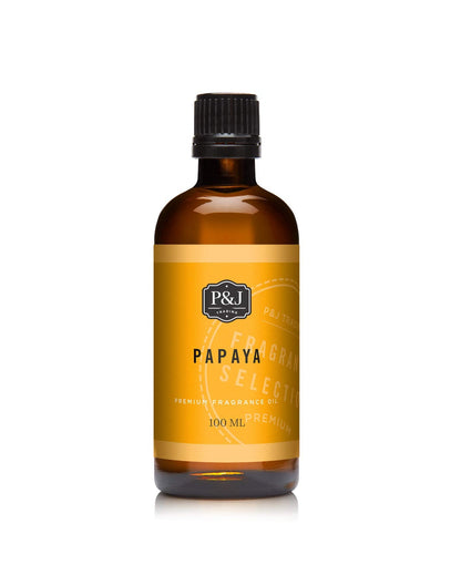 Papaya Scented Oil 100ml – Fragrance Oil for Candles, Soaps & Diffusers | P&J Trading