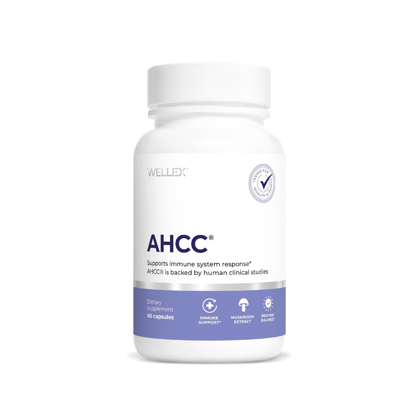 Papillex AHCC Supplement - Maximum Strength Immune Support, 60 Veggie Capsules
