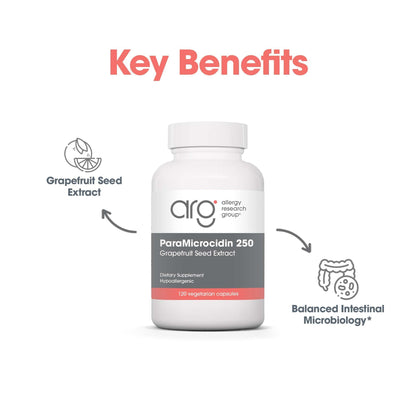 ParaMicrocidin 250 Supplement by Allergy Research Group - 120 Count