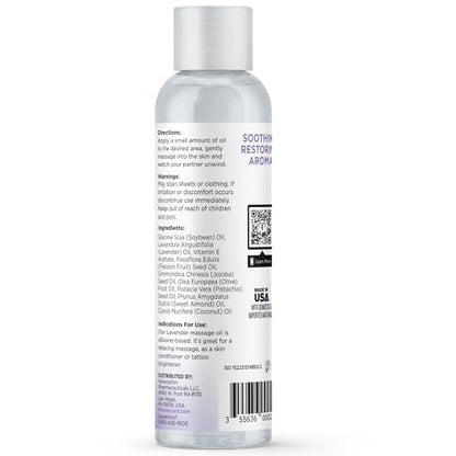 Promescent Lavender Massage Oil – 4 oz | Relaxation for Massage Therapy