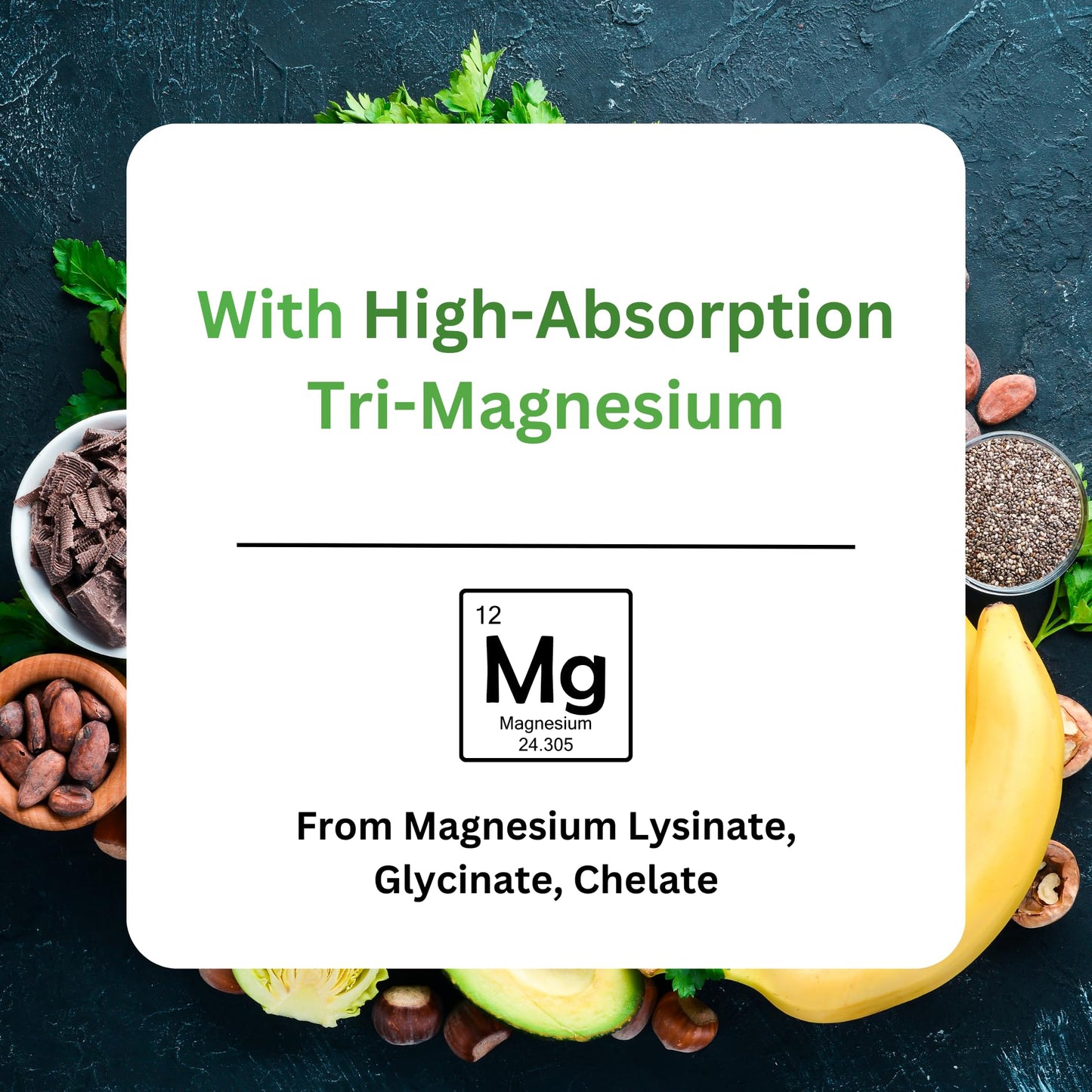 Paradise Herbs Earth's Blend Magnesium Supplement – Stress Relief, Sleep Support, Heart Health, Nerves & Muscles | Vegan, Non-GMO, Gluten Free, 90 Vegetarian Capsules