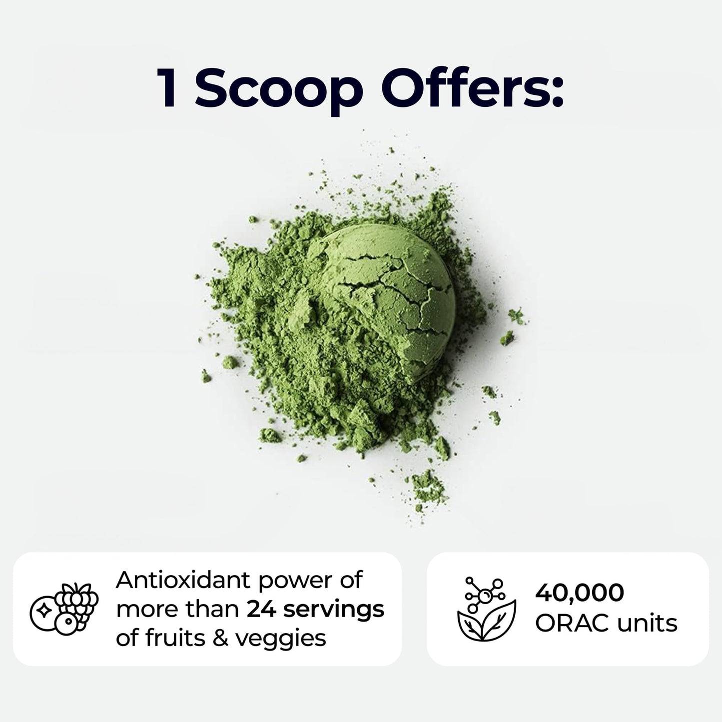 Paradise Herbs ORAC Energy Greens Powder Extract | Super Antioxidants & Probiotics for Gut Health | 60 Servings
