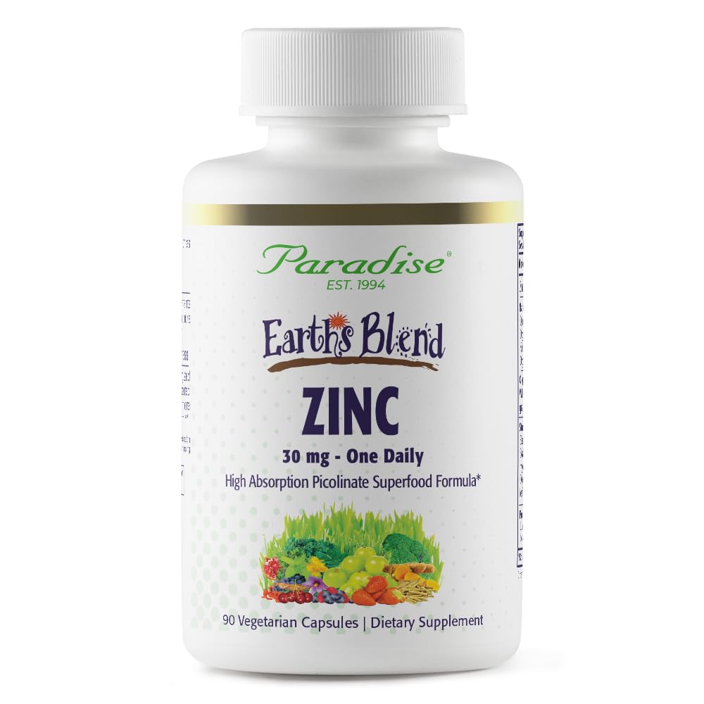 Paradise Herbs Zinc Picolinate for Immune Support