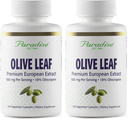 Paradise Olive Leaf Extract – Andalusian Olive Trees, 120 Veg Caps (Pack of 2)