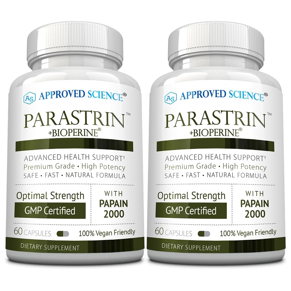Approved Science Parastrin - 120 Capsules | Cleanse & Gut Health | Vegan