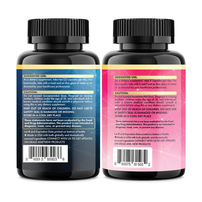 Parrox Cortisol & Myo-Inositol Bundle – 13-in-1 Cortisol Support + 16-in-1 Myo-Inositol, 150 Capsules