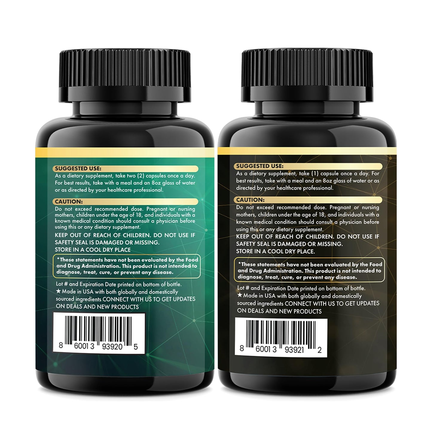 Parrox Dynamic Vitality Bundle (2 Pack) – Shilajit, Sea Moss 350mg & 22 Plant-Based Ingredients
