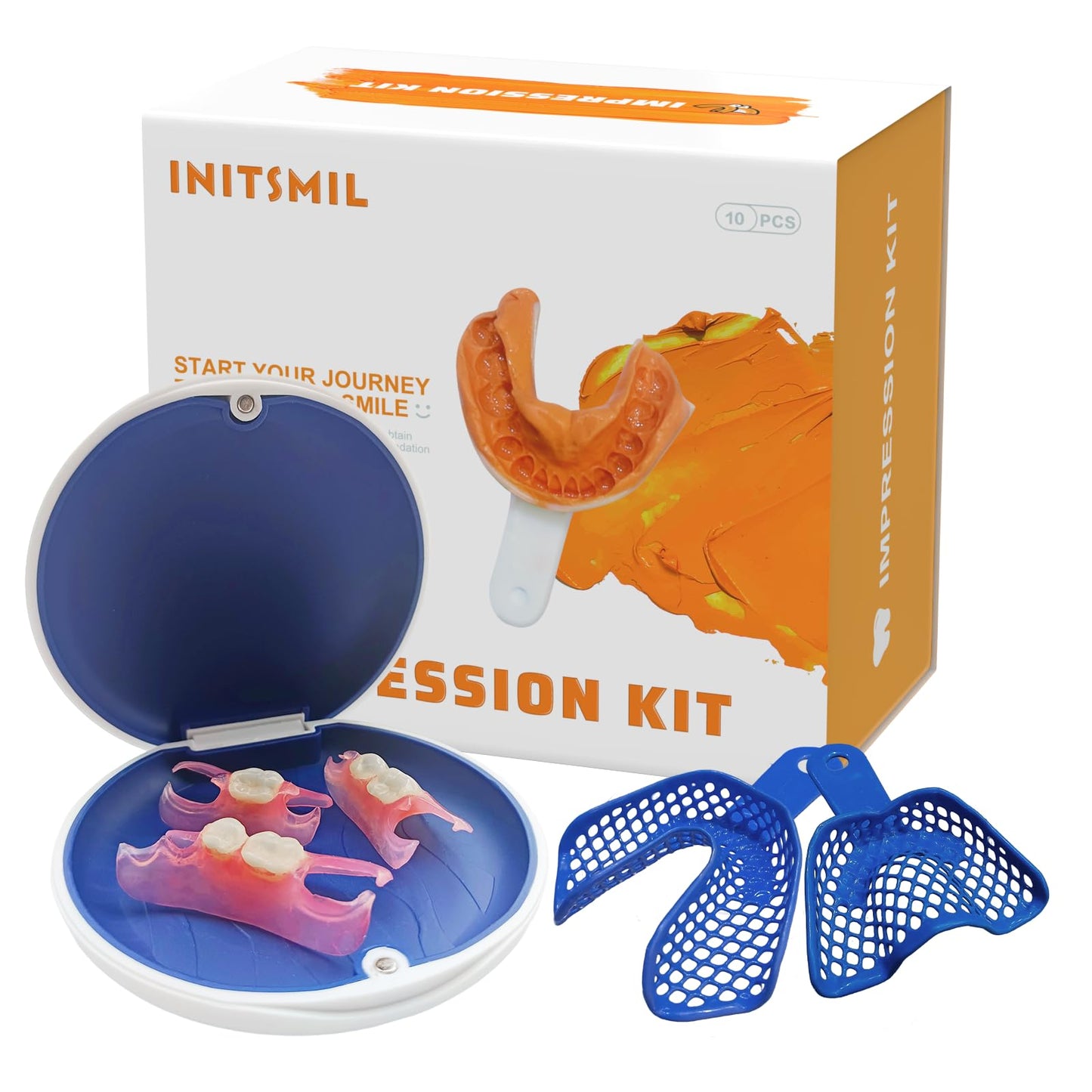Partial Dentures - Lightweight, Unbreakable Replacement Teeth (5 Teeth) for Missing Teeth | Men & Women