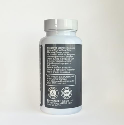 partiQlar Spermidine Supplement – 99% Purity, 8 mg per Capsule, 60 Capsules – Made in USA
