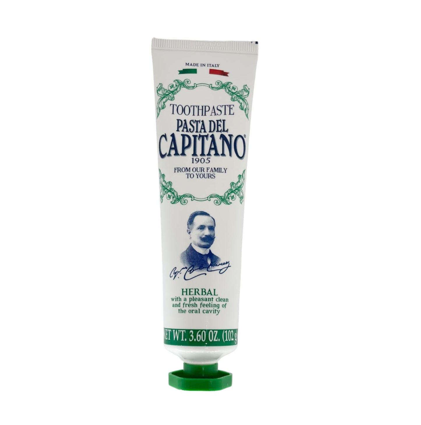 Pasta del Capitano 1905 Natural Herbal Toothpaste – Paraben-Free, SLS-Free