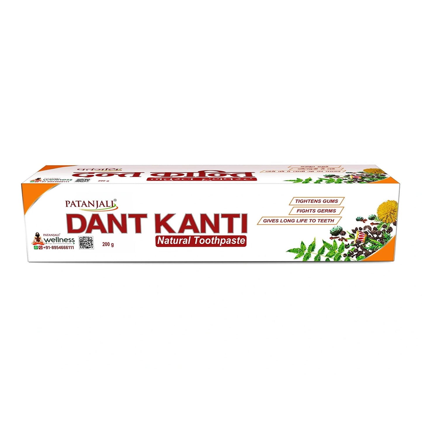 Patanjali Dant Kanti Toothpaste – Natural Herbal Ayurvedic Toothpaste