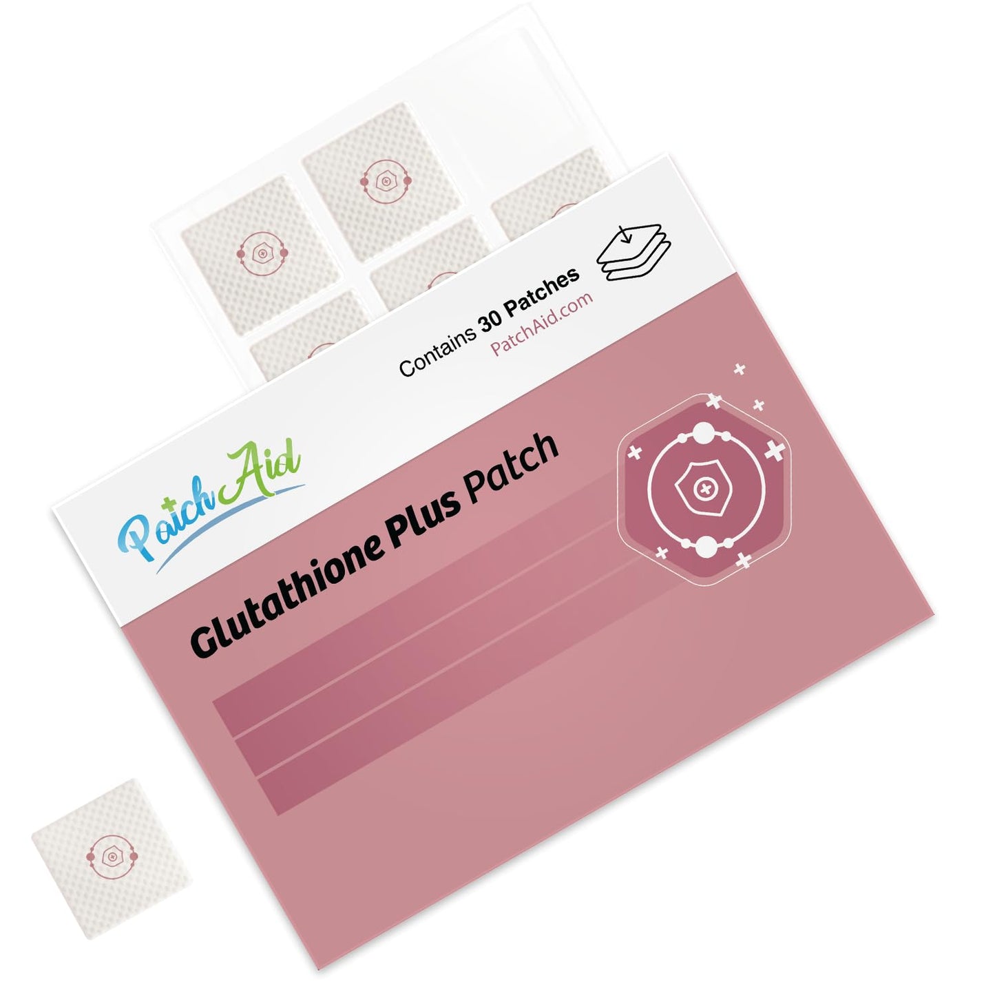 PatchAid Glutathione Topical Patch – 30-Day Supply (Pack of 2)