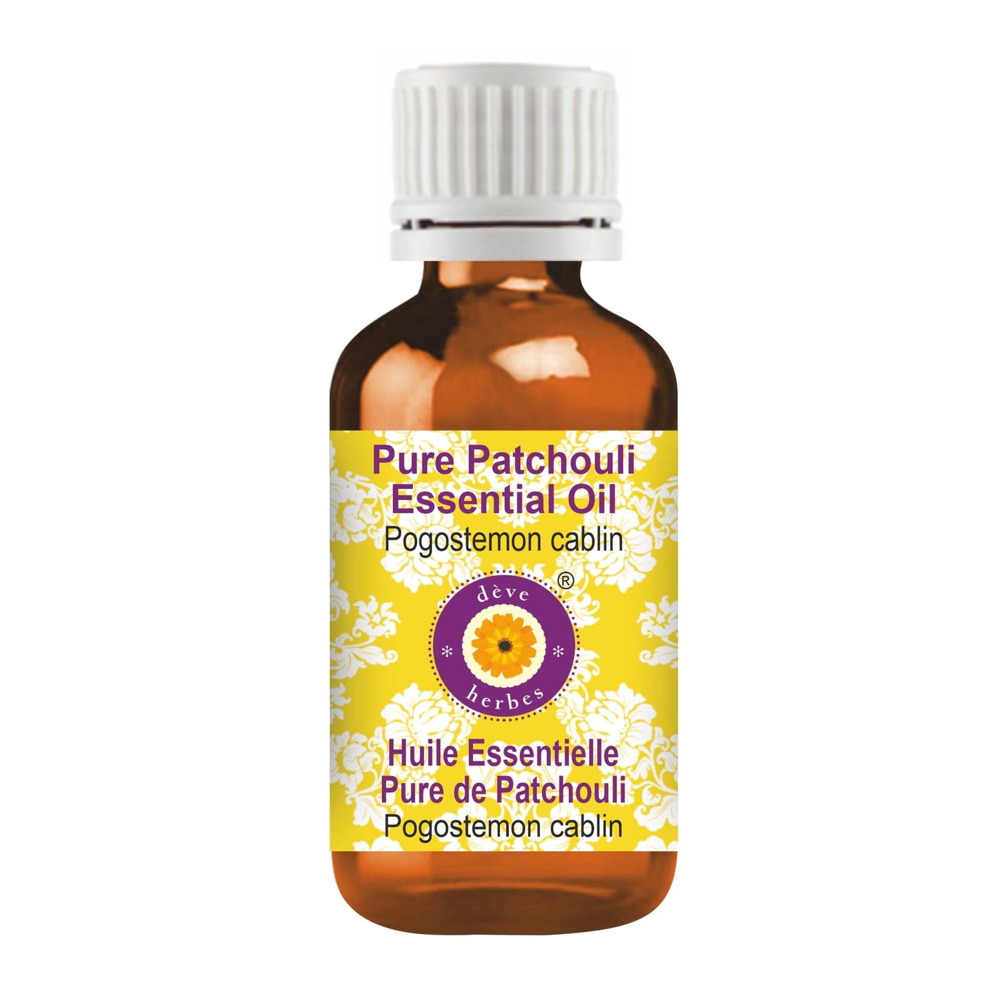 Deve Herbes Pure Patchouli Essential Oil 5ml | Steam Distilled (Pogostemon cablin)