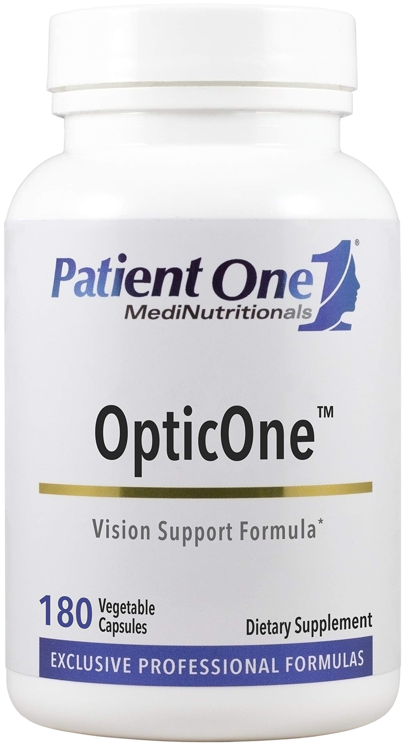 Patient One OpticOne – Eye Health Supplement with Lutein, ALA & Vitamins (180 Capsules)