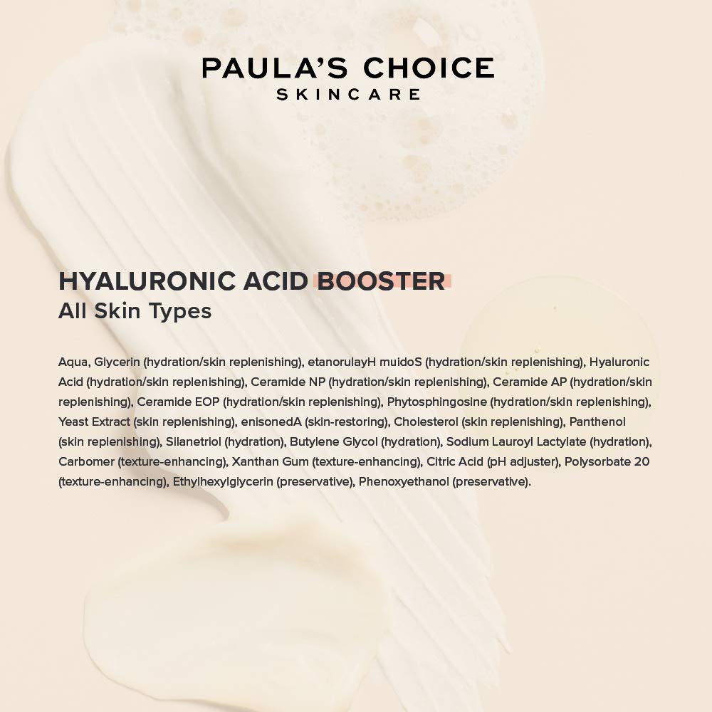 Paula's Choice BOOST Hyaluronic Acid Booster — Fragrance-Free Hydration Serum 0.5 oz