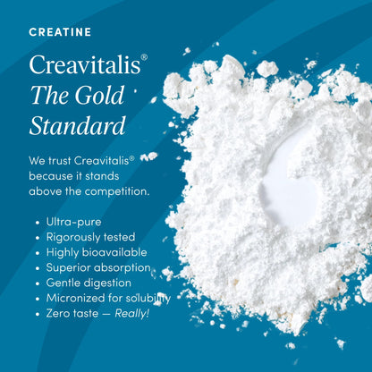 Pause Life Creatine Powder – Unflavored, 5g Creatine Monohydrate per Serving, Gluten Free & Vegan, 11 oz