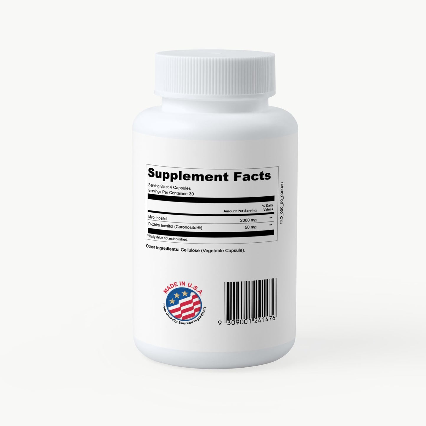 PCOS Queen Pure 40:1 Inositol – Myo & D-Chiro Inositol for Fertility, Skin & Cycle Health | 3 Bottles