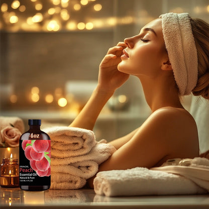 Peach Essential Oil – 4 oz (120 ml) for Diffuser, Aromatherapy & DIY Crafts