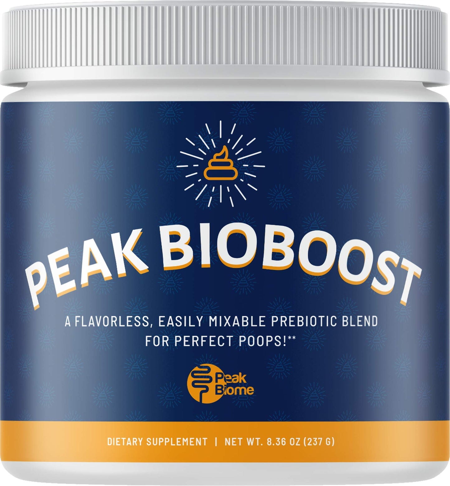 Peak BioBoost by Peak Biome — Flavorless Prebiotic Fiber for Digestive Health | 30 Servings, 1 Month Supply