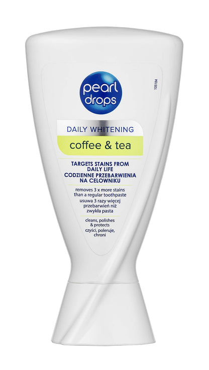 Pearl Drops Daily Stains Remover 50ml – Tea & Coffee Stain Removal, 4D Whitening