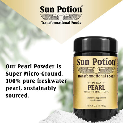 Sun Potion Pearl Powder (Sustainable Freshwater) – Beauty & Spirit Tonic (80g)