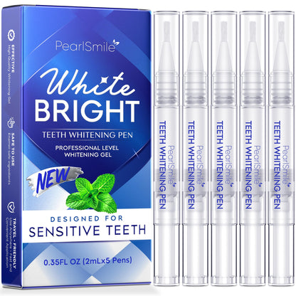 Pearl Smile Teeth Whitening Pen – 5-Pack, 35% Carbamide Peroxide Gel