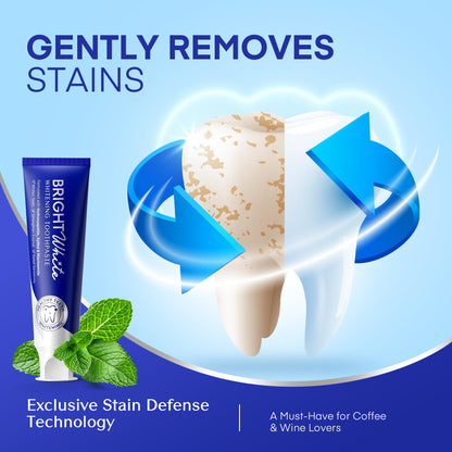 PearlSmile Niacinamide 5% + Nano-Hydroxyapatite 10% Whitening Toothpaste – Fluoride-Free, 4.2oz