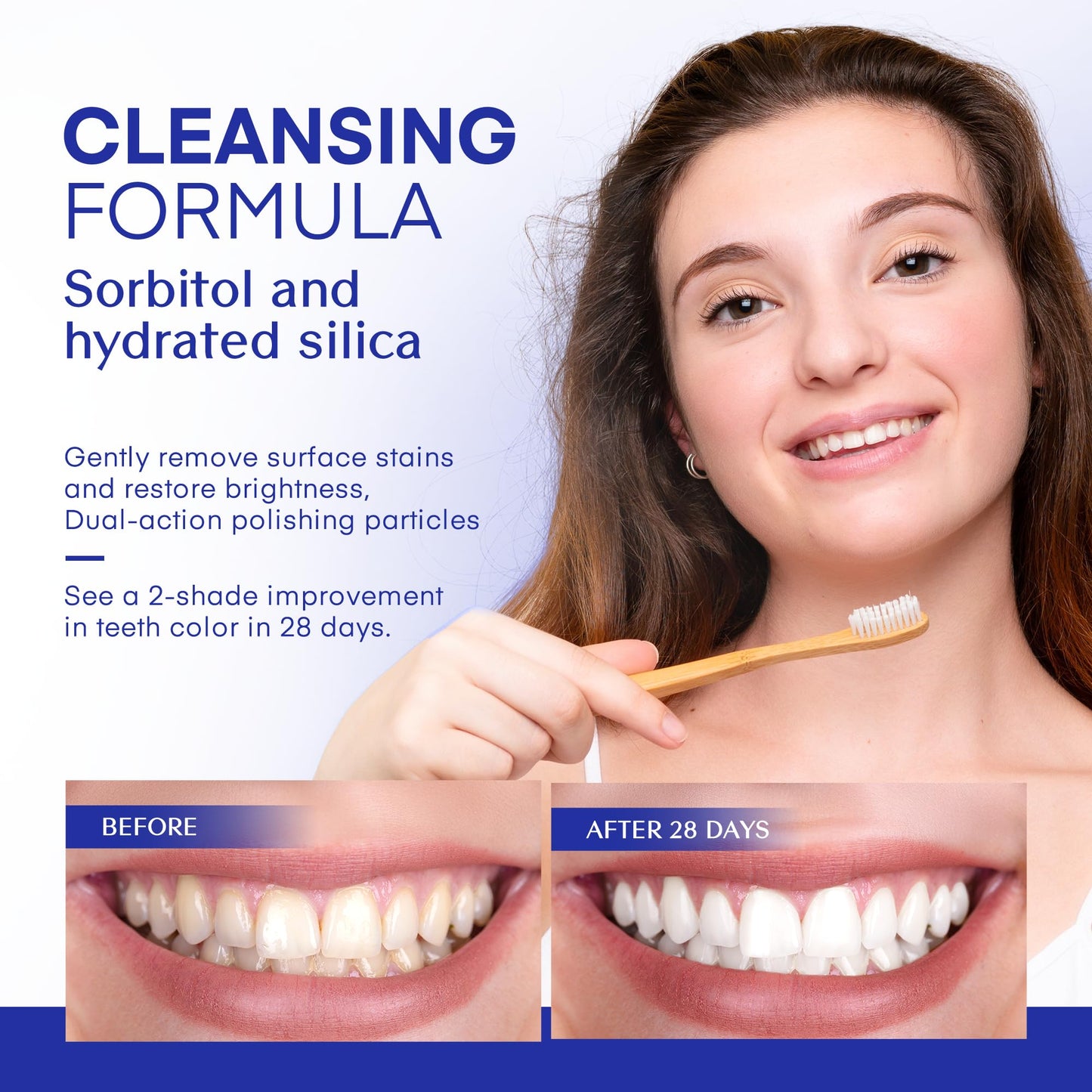 PearlSmile Hydroxyapatite Niacinamide Whitening Toothpaste – 10% Nano-Hydroxyapatite, 5% Niacinamide, Fluoride-Free – 4.2 oz Pack of 2