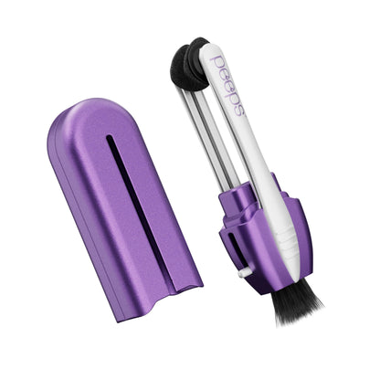 CarbonKlean Peeps Eyeglass Lens Cleaner – NASA-Exclusive Carbon Microfiber, 500 Uses (Soft Touch Lavender)