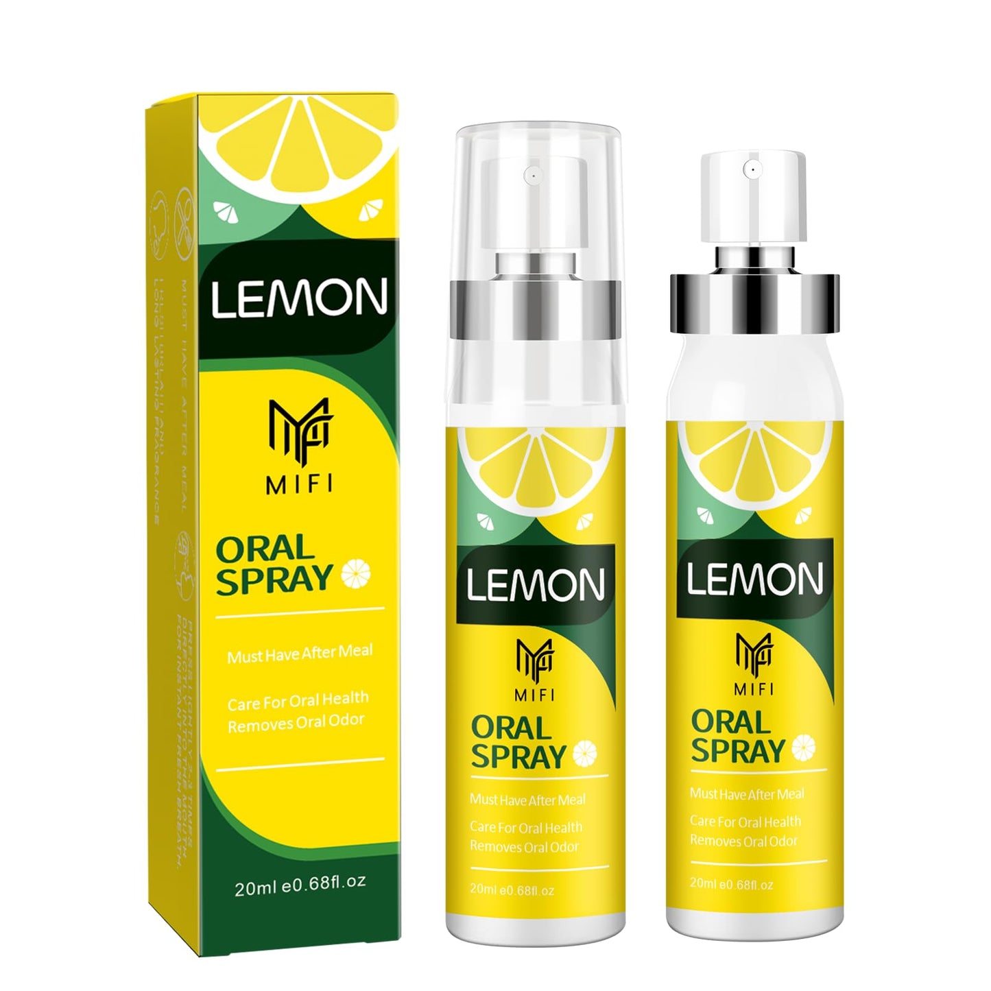 PEGO Oral Breath Spray Lemon 2-Pack – Fresh Breath for Adults