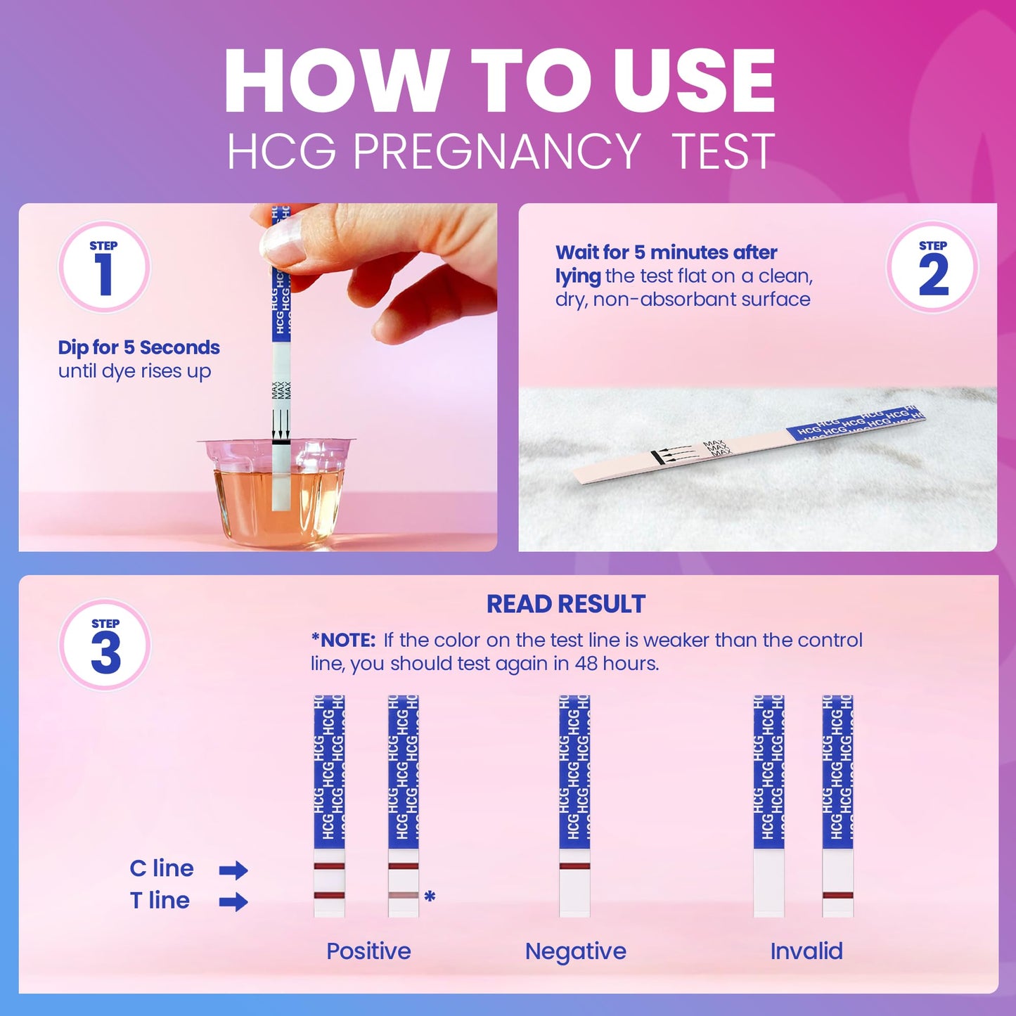 Pelvana Pregnancy & Ovulation Test Strips Combo Kit – 35 Piece At-Home Fertility Tests