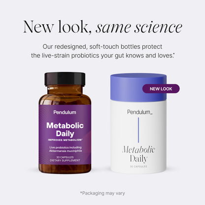 Pendulum Metabolic Daily Probiotic for Metabolism & Energy | 30 Capsules