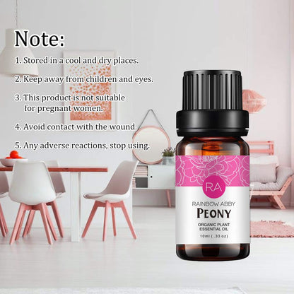 2-Pack Peony Essential Oil – 100% Pure Organic (10ml) for Diffuser & Skincare