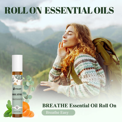 Breathe Essential Oil Blend 10ml – Breath Easy Roll-On for Sinus Relief