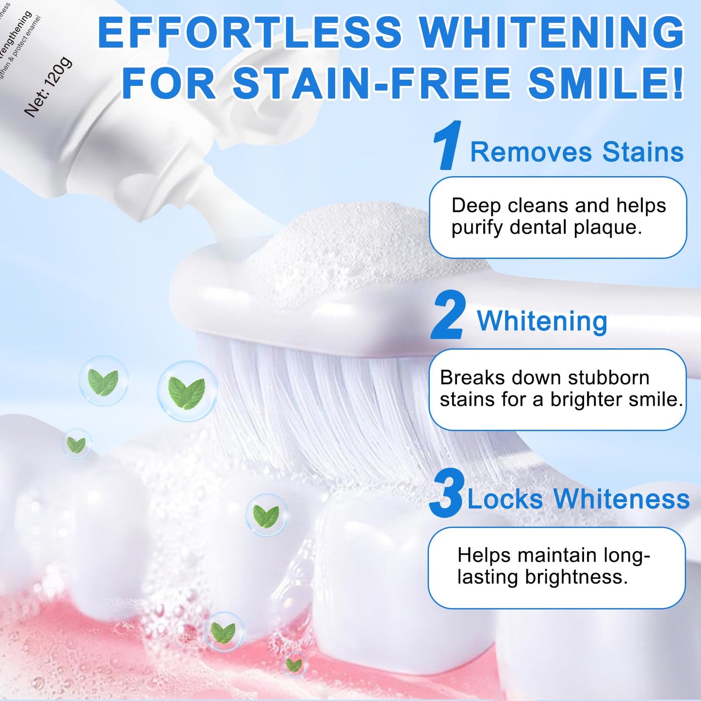 9.9% Hydroxyapatite Toothpaste – Enamel Protection & Tooth Strengthening (120g) | Nano HA with Peppermint
