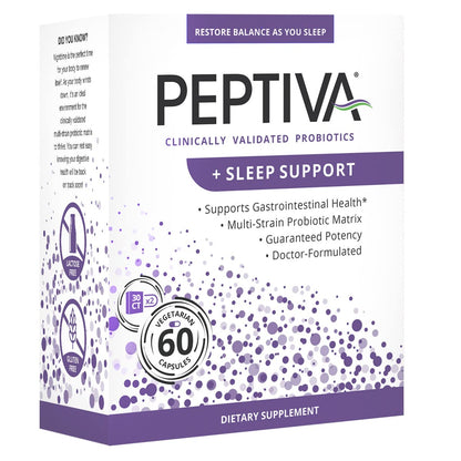 Peptiva Probiotic + Sleep (26B CFU, 60 ct) – Clinically Validated