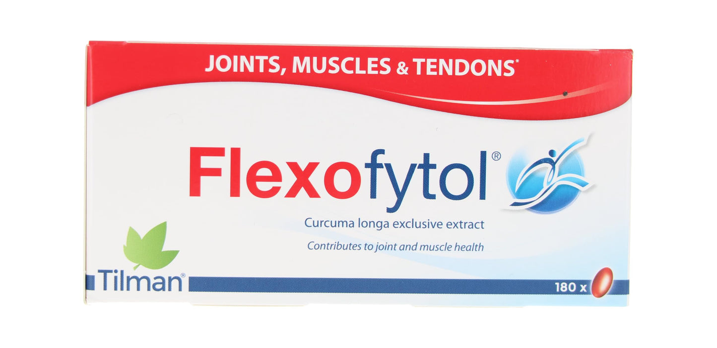 Flexofytol Bio-Optimized Turmeric Extract for Joints and Arthritis – 180 Gel-Caps