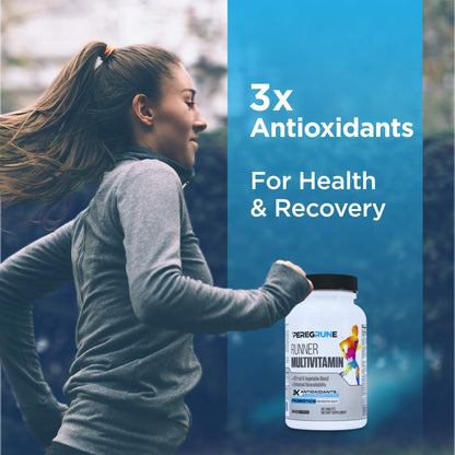 PEREGRUNE Runner Multivitamin & Omega-3 Bundle | Energy, Endurance & Joint Support for Runners