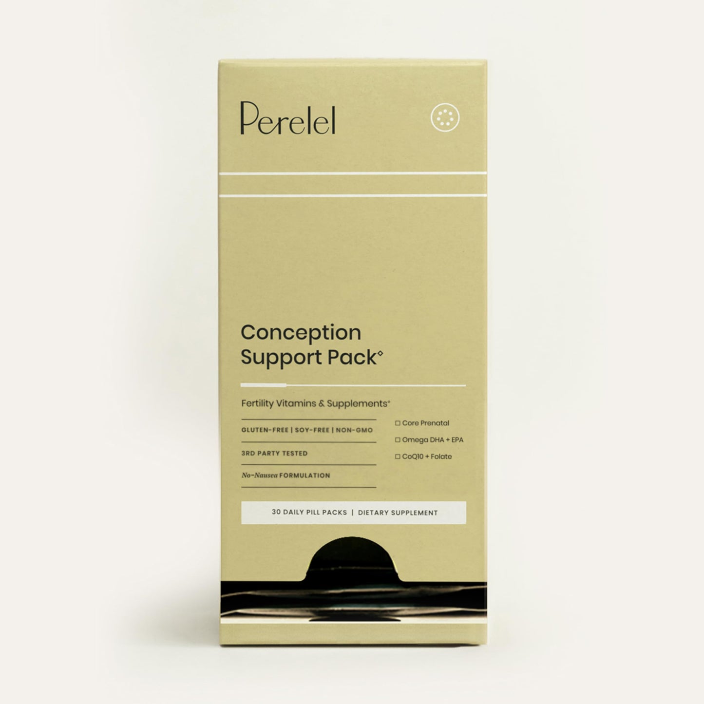 Perelel Conception Support Pack – Prenatal Multivitamin with DHA, COQ10 & Folate