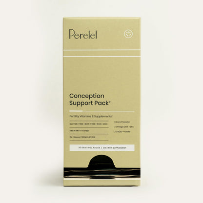 Perelel Conception Support Pack – Prenatal Multivitamin with DHA, COQ10 & Folate