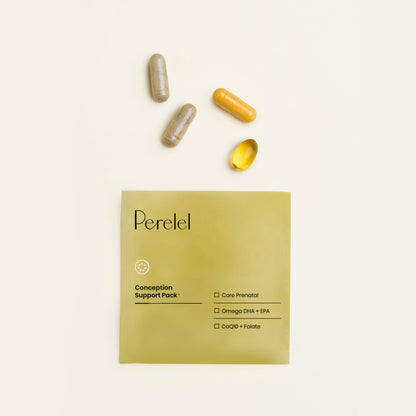 Perelel Conception Support Pack – Prenatal Multivitamin with DHA, COQ10 & Folate