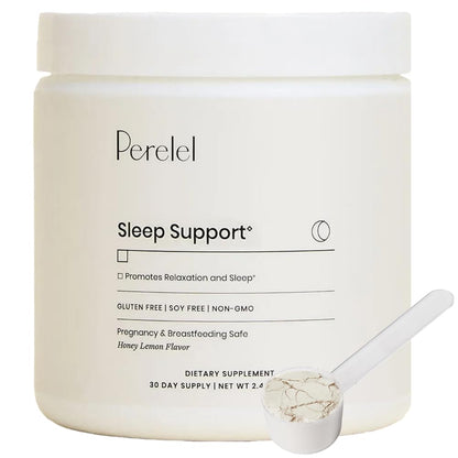Perelel Sleep Support Magnesium Powder Blend — Lemon Balm, Honey Lemon Flavor