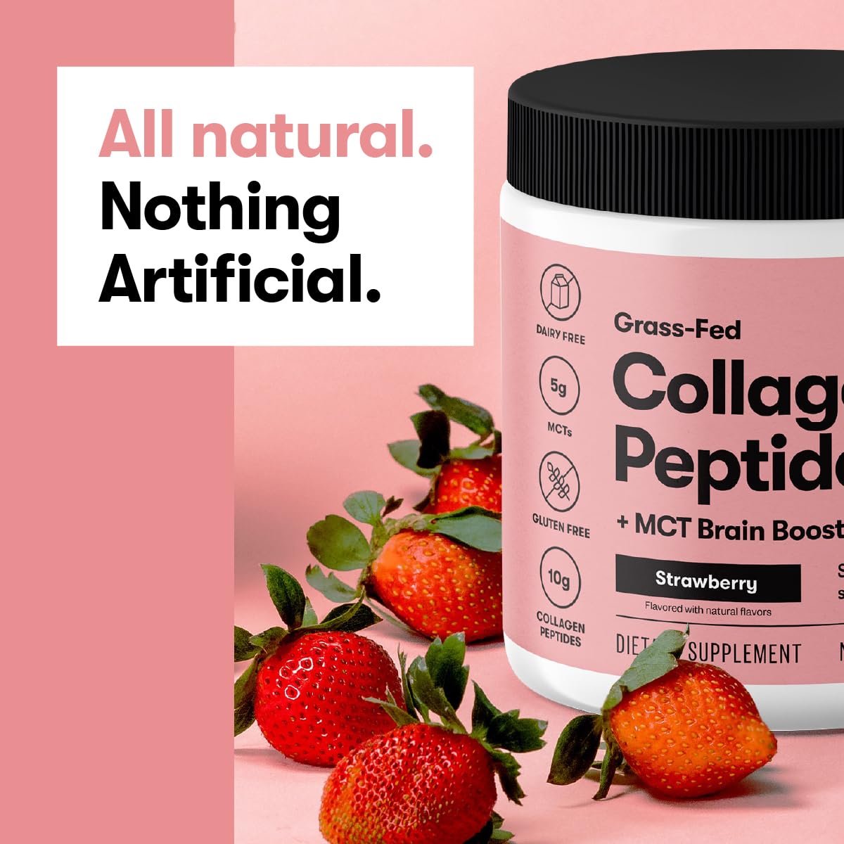 Perfect Keto Collagen Peptides with MCT Oil – Grass-Fed, Low Carb, Keto Coffee Creamer