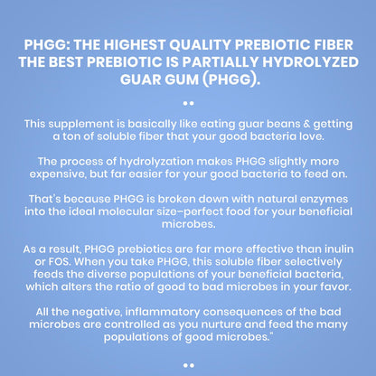 PERFECT PASS Prebiotic PHGG Powder – 210g, Natural, Gluten Free, Non-GMO, Kosher, Sugar Free