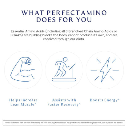 BodyHealth PerfectAmino | Essential Amino Acids with BCAAs for Muscle Recovery & Strength (600 ct)