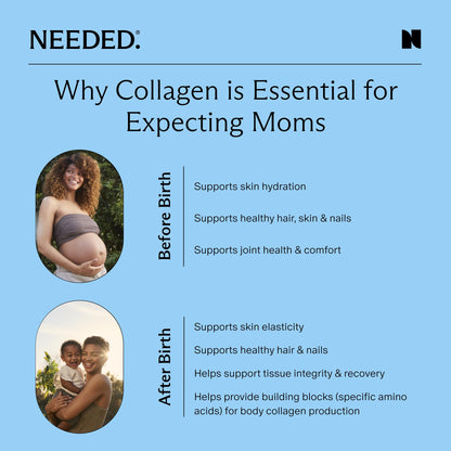 Needed Hydrolyzed Collagen Protein Powder – Grass-Fed, Hormone-Free, 1lb