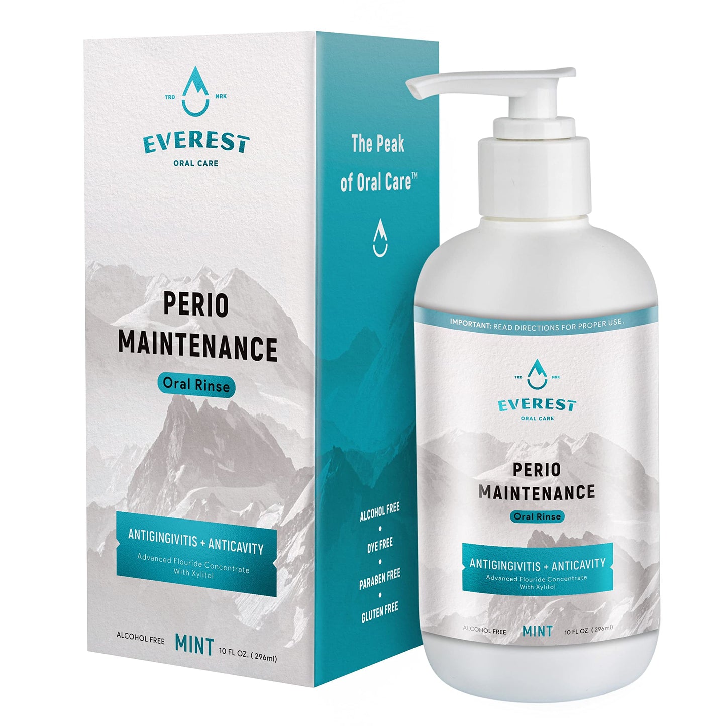 Perio Maintenance Alcohol Free Mouthwash – Stannous Fluoride Rinse | Everest Oral Care