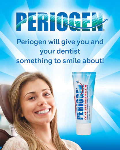 Periogen Tartar Control Toothpaste – SLS Free, Enamel Safe, Whitening Gel
