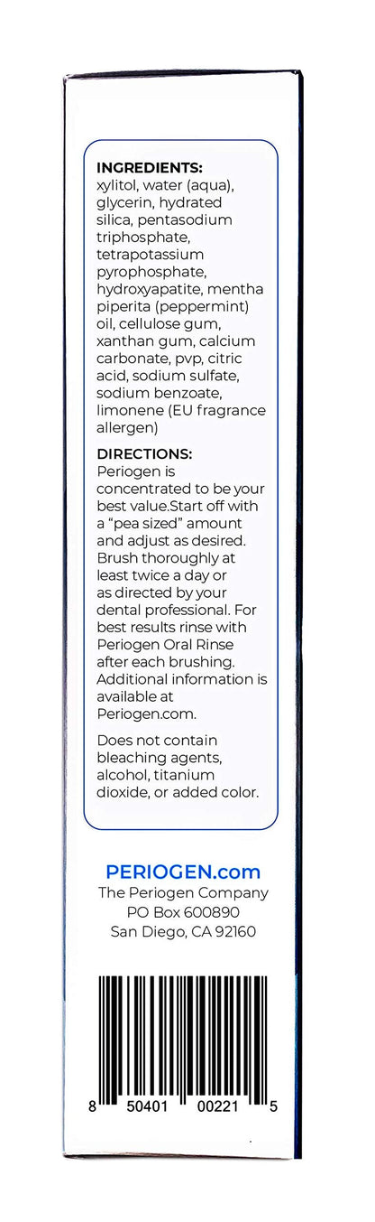 Periogen Toothpaste 2-Pack – SLS Free, Tartar & Plaque Control